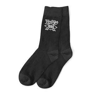 30th Birthday Gift Socks for Men Present Party Prop Husband Dad Friend 30 Years Old Thirty Idea for Him Size UK 6 to 11 - USA 7 to 12