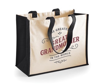 Great Grandmother Gift, Bag, Cool Christmas Gift , Birthday, Novelty Present For Grt Grandmother! Fantastic Keepsake For Any Time Of Year!