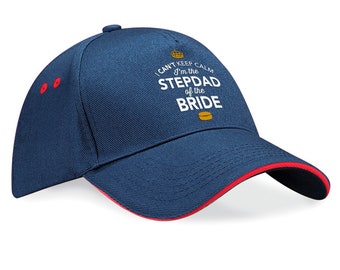 Stepdad of Bride Baseball Cap, Wedding Gift