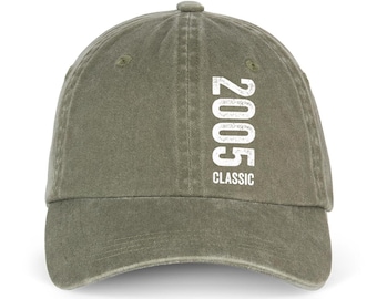 21st Birthday Gift Baseball Cap Age 21 Keepsake Gift Idea 21% Organic Cotton  21 Years Old One Size Fits All Present Eco-friendly
