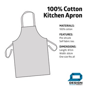 60th Birthday Gift Funny Apron Cooking Gift Personalised Present for 60 Year Old image 6