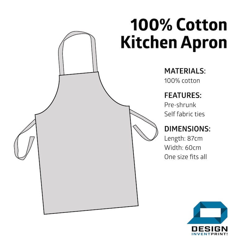 60th Birthday Gift Funny Apron Cooking Gift Personalised Present for 60 Year Old image 6