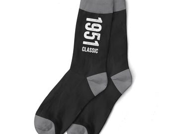 75th Birthday Gift Socks for Men Present Party Prop Husband Dad Friend 75 Years Old Seventy Five Idea for Him Size UK 6 to 11 - USA 7 to 12
