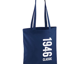 80th Birthday Gift Bag Age 80 Birthday Idea Lightweight Foldable Reusable Tote Shopping Bag 80 Birthday Present Keepsake 80th Decorations