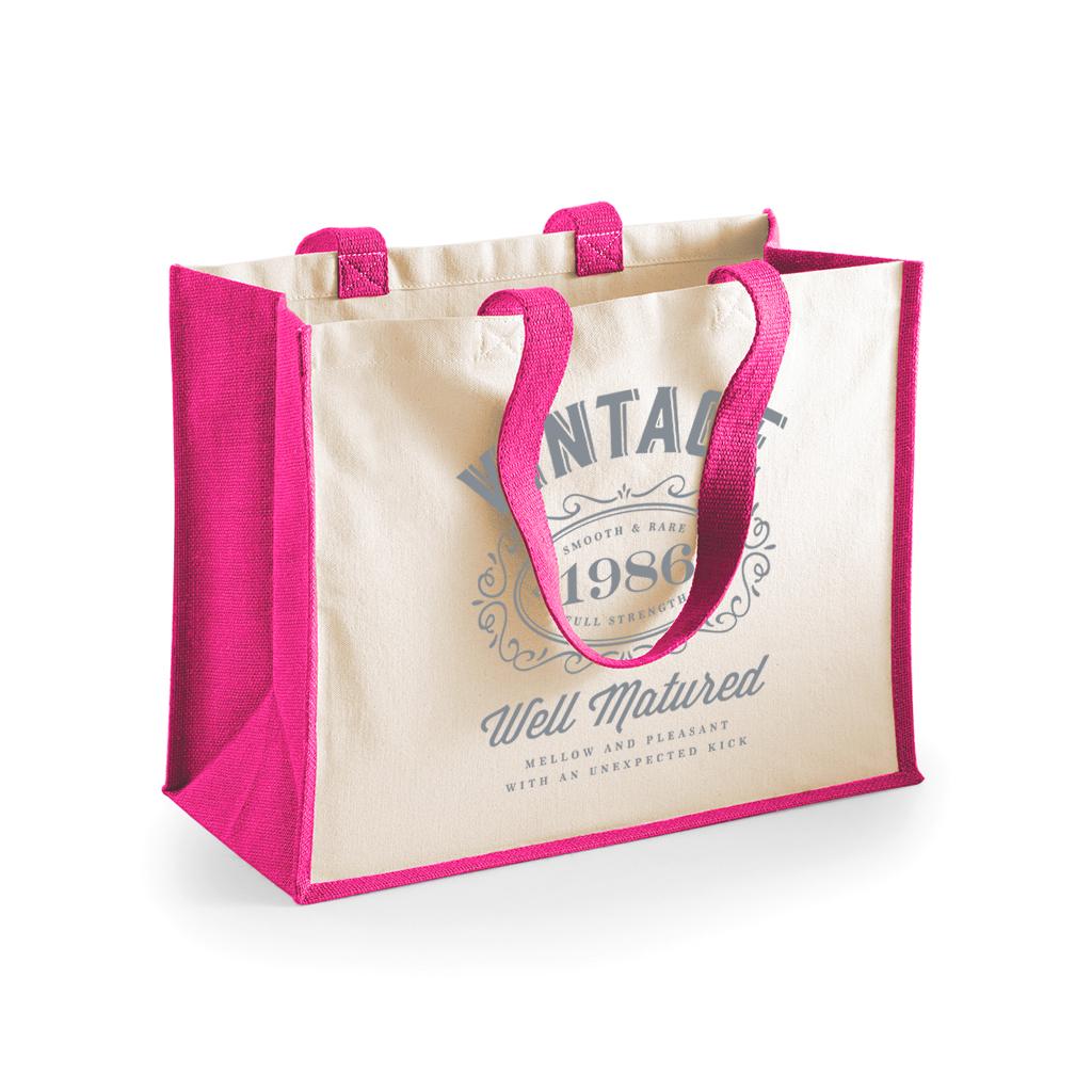 Borsa Di Iuta Personalizzata 'BESTE KOLLEGIN' – Regalo Per Collega, Shopping Bag Ecologica 43x32x17 Cm