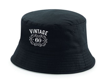 60-årspresent, hatt, present, keps, 60-årspresent, minnesidé, vintage 60-åring