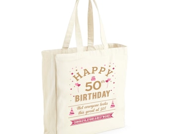 50° compleanno, Idea per il 50° compleanno, Borsa per il 50° compleanno, Borsa, Borsa della spesa, Ottimo regalo per il 50° compleanno, Regalo per il 50° compleanno 1970
