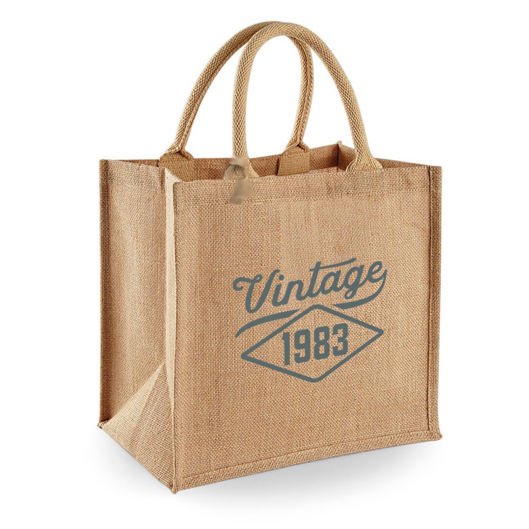 40th Birthday Gift Bag Idea 40th Tote Shopping Bag Present Etsy UK