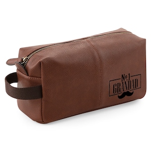 Grandad Wash Bag Gift Present For Best Grandad for Birthday Christmas Grandad’s Day Fantastic Quality Practical Dopp Kit Keepsake