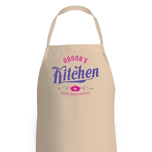 Nonna Gift Apron Birthday Present Funny Cooking Baking Gift Kitchen Magic Keepsake for Nonna