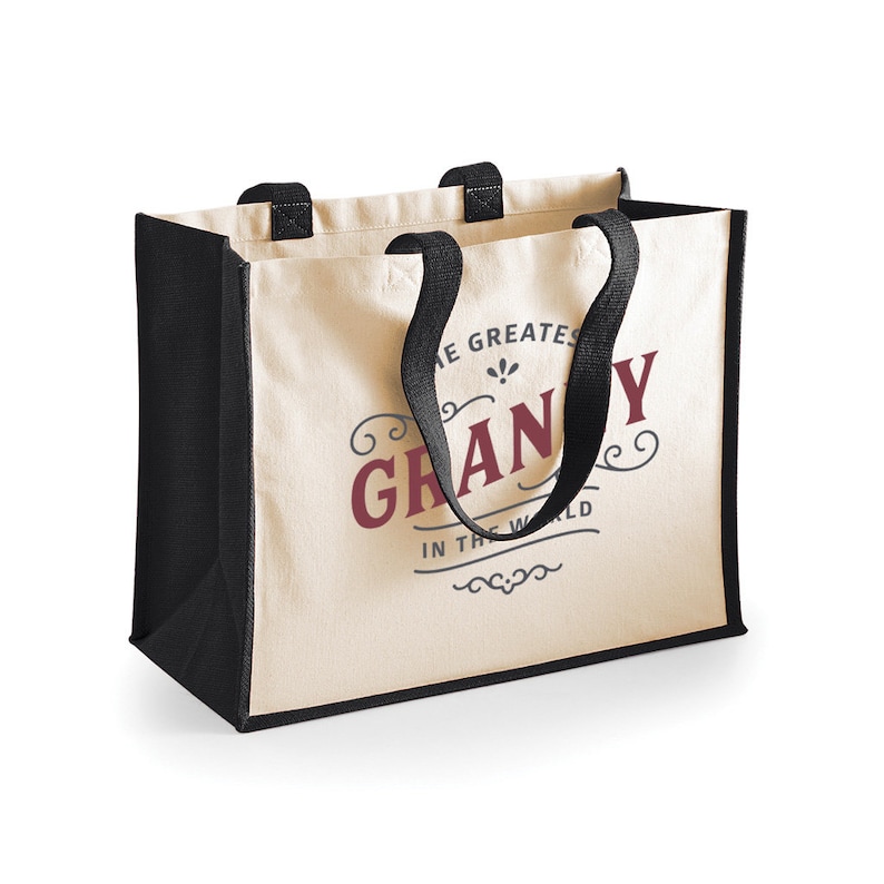 Granny Gift Bag Shopping Tote Bag Christmas or Birthday Novelty Present for Granny image 3