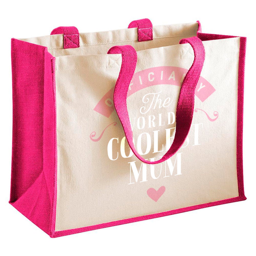 Mum Gift Bag Birthday Present For Mum Coolest Mum Novelty Keepsake for Mum