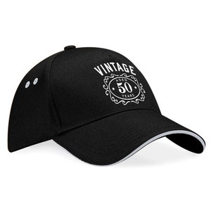 50.o regalo de cumpleaños Gorra de béisbol 50.o cumpleaños Recuerdo Regalo Presente Idea 50 años