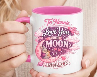 Nannie Gift Mug Personalised Present Keepsake for Mother's Day - 11oz Capacity