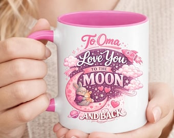 Oma Gift Mug Personalised Present Keepsake for Mother's Day - 11oz Capacity