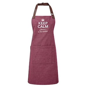 Nonna Gift Apron Birthday Present Funny Cooking Baking Gift Keep Calm Keepsake for Nonna