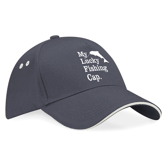 Fishing Hat Gift Fish for Men Dad Grandad Friend 'my Lucking Fishing Cap' Him  Fisherman Angling Funny Quote Gear Accessories Equipment Cap -  Canada