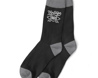 60th Birthday Gift Socks for Men Present Keepsake Party Prop Husband Dad Friend 60 Years Old Sixty for Him Size UK 6 to 11 - USA 7 to 12