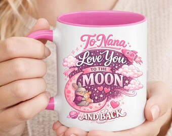Nana Gift Mug Personalised Present Keepsake for Mother's Day - 11oz Capacity