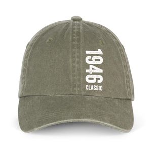 80th Birthday Gift Baseball Cap Age 80 Keepsake Gift Idea 100% Organic Cotton  80 Years Old One Size Fits All Present Eco-friendly