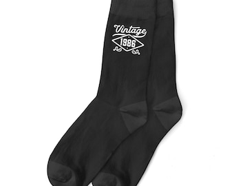 40th Birthday Gift Socks for Men Present Keepsake Party Prop Husband Dad Friend 40 Years Old Forty for Him Size UK 6 to 11 - USA 7 to 12