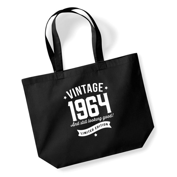 60th Birthday, 60th Birthday Idea, 60th Birthday Bag, Tote, Shopping Bag, Great 60th Birthday Present, 60th Birthday Gift