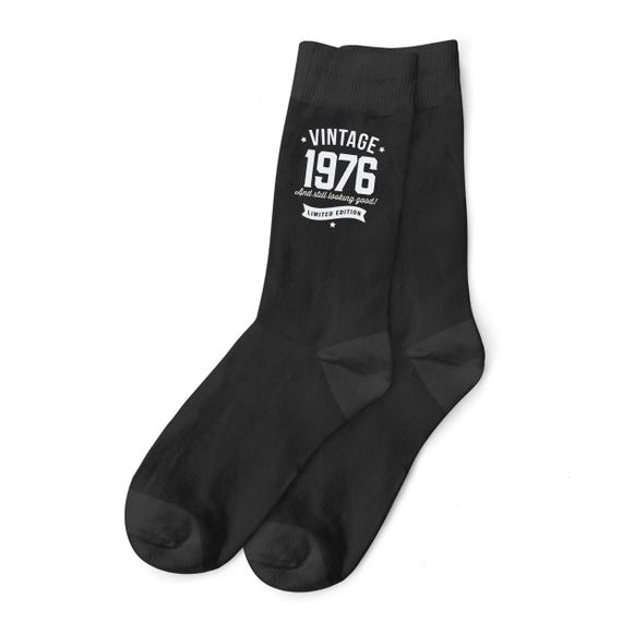 Calzini regalo per uomo per 50 anni, regalo di compleanno per 50 anni, ricordo, bomboniera, amico, 50 anni, cinquanta, idea per lui, taglia UK da 6 a 11 - USA da 7 a 12 - Italia