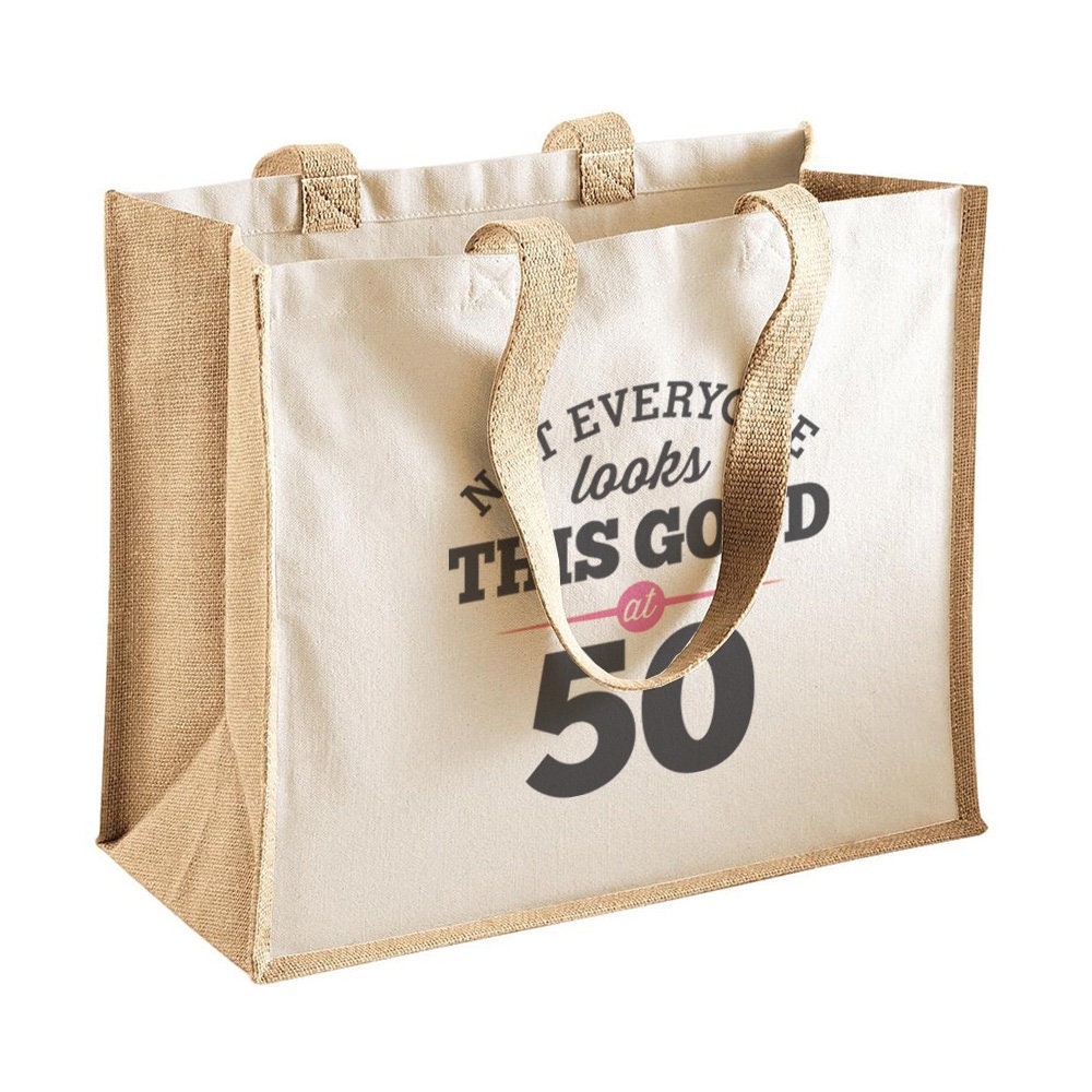 50th Birthday 50th Birthday Idea 50th Birthday Bag Tote Etsy UK