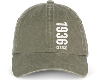 90th Birthday Gift Baseball Cap Age 90 Keepsake Gift Idea 100% Organic Cotton  90 Years Old One Size Fits All Present Eco-friendly