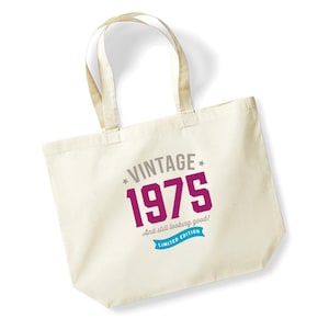 50th Birthday, 50th Birthday Idea, 50th Birthday Bag, Tote, Shopping Bag, Great 50th Birthday Present, 50th Birthday Gift