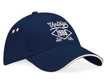 40th Birthday Gift Baseball Cap 40th Keepsake Idea 40 Years Old One Size Fits All