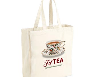 50th Birthday Gift Bag for Age 50 Years Old Present Idea Keepsake Reusable Tote Shopping Bag Decorations - 40cm x 39cm x 13cm