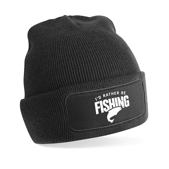 Fishing Hat Beanie Gift Fish for Men Dad Grandad Friend Boyfriend Him  Fisherman Angling Funny Quote Gear Accessories Equipment 