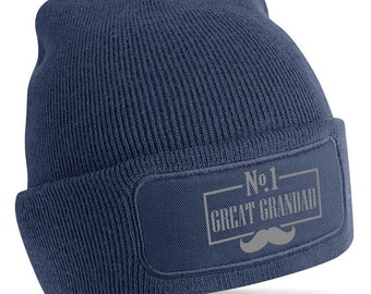 Great Grandad Gift Beanie Hat Birthday Present Father's Day Keepsake Christmas Xmas for Great Grandad