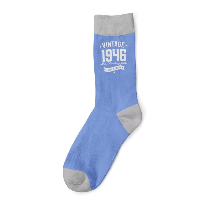 80. Geburtstag Geschenk Socken für Männer Geschenk Andenken Party Prop Ehemann Papa Freund 80 Jahre alt Achtzig Idee Him UK 6 bis 11 - USA 7 bis 12 Bild 10