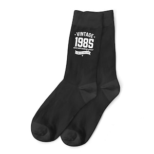 40th Birthday Gift Socks for Men Present Party Prop Husband Dad Friend 40 Years Old Forty Idea for Him Size UK 6 to 11 - USA 7 to 12