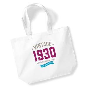 95th Birthday, 95th Birthday Idea, 95th Birthday Bag, Tote, Shopping Bag, Great 95th Birthday Present, 95th Birthday Gift