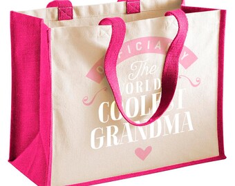 Grandma Gift Bag Birthday Present For Grandma Coolest Grandma Novelty Keepsake for Grandma