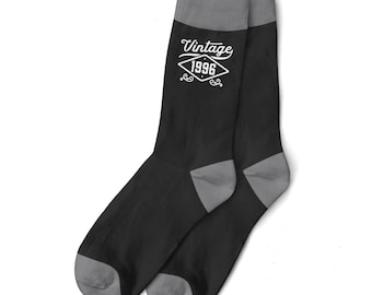 30th Birthday Gift Socks for Men Vintage 30th Birthday Present 30 Years Old Thirtieth Birthday Thirty Birthday Size UK 6 to 11 - USA 7 to 12