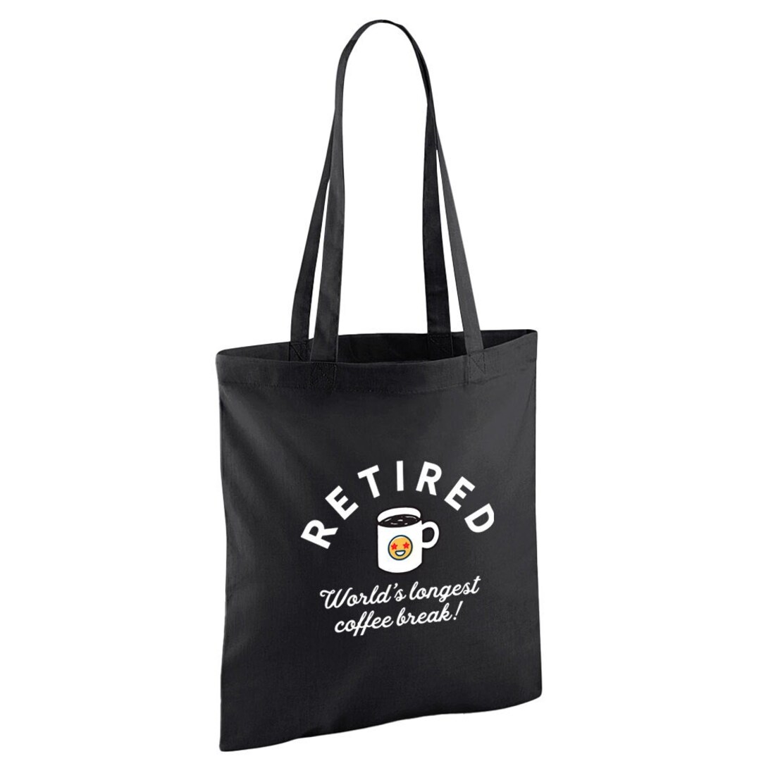 Borsa regalo per la pensione Idea regalo per la pensione per le donne Premio per la pensione felice che lascia il lavoro Borsa divertente per la spesa Keepsake Can't Make Me