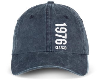 50th Birthday Gift Baseball Cap Age 50 Keepsake Gift Idea 100% Organic Cotton  50 Years Old One Size Fits All Present Eco-friendly