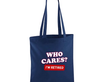 Borsa Regalo Per Pensione Divertente | 42x33x19 Cm, Tracolla, Con Scritta "Not My Problem" Per Uomo O Donna