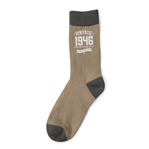 80. Geburtstag Geschenk Socken für Männer Geschenk Andenken Party Prop Ehemann Papa Freund 80 Jahre alt Achtzig Idee Him UK 6 bis 11 - USA 7 bis 12 Bild 9