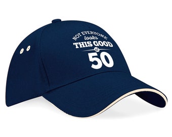 50th Birthday Hat Baseball Cap 50th Birthday Gift, Andenken, 50th Birthday Idee, 50 Jahre alt, 50 Birthday Gift