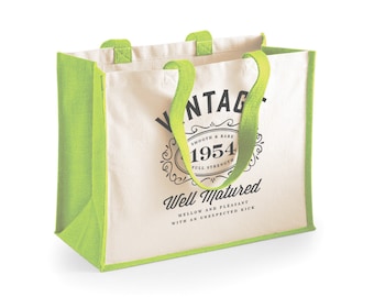 70th Birthday Gift Idea Bag Tote Shopping Bag 70 Birthday Present Keepsake