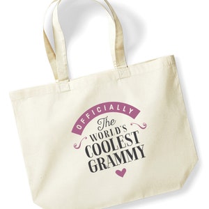 Grammy Gift Bag Cadeau d’anniversaire pour Grammy Keepsake Christmas Shopping Tote Bag