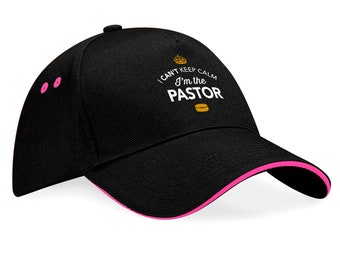 I Can't Keep Calm Pastor Hat, Cotton Baseball Cap