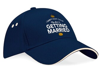 Father of Groom Cotton Baseball Cap, Wedding Gift