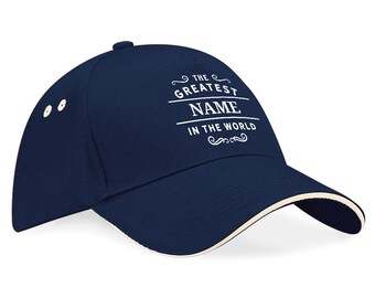 Nombre personalizado Sombrero de cumpleaños Gorra de béisbol para ella Él Monograma Regalo Regalo Navidad para cualquier nombre Novedad Sombrero de recuerdo impreso personalizado