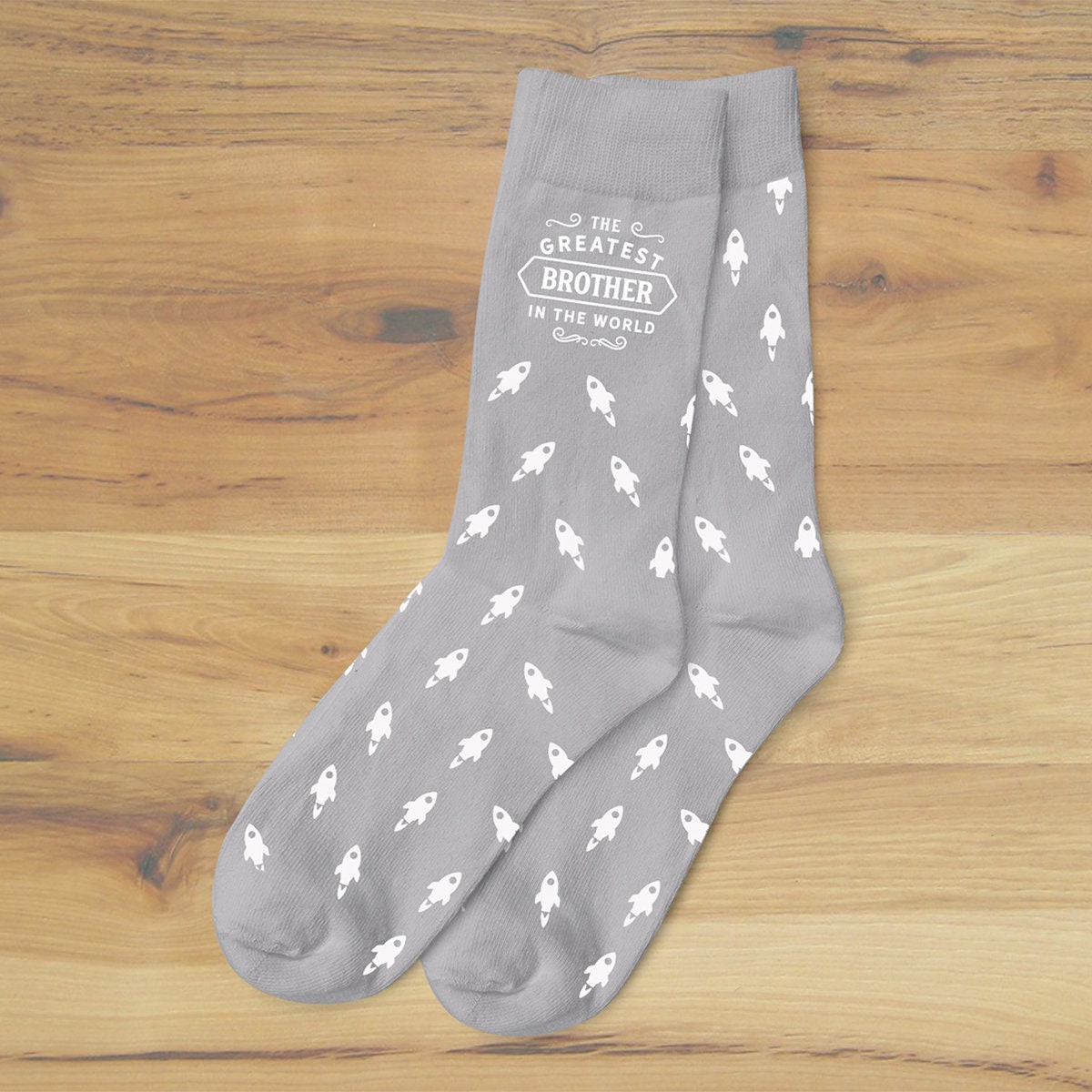Chaussettes Cadeau Pour Frère – Noël, Anniversaire, Fête Des Pères, Saint-Valentin (pour Grand Frère, Beau-frère)